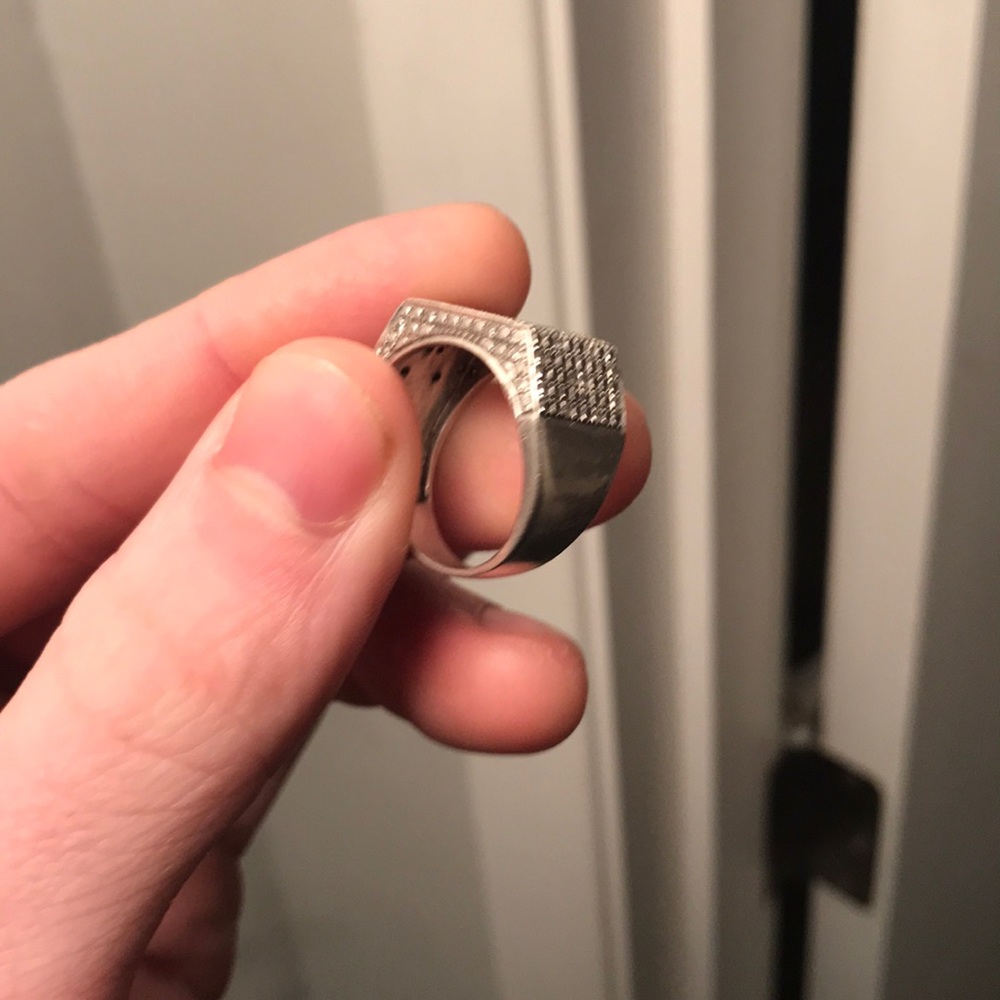 Diamond pink ring - Picture 3 of 4